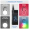 Myddomi Dog Lights for Night Walking 4 Modes IP68 Waterproof Dog Collar Light for Nighttime Clip on HighCapacity Rechargeable with 2 USB C Cables2 Pack