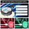 Myddomi Dog Lights for Night Walking 4 Modes IP68 Waterproof Dog Collar Light for Nighttime Clip on HighCapacity Rechargeable with 2 USB C Cables2 Pack