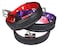 Downtown Pet Supply Deluxe Dog Collar Padded Adjustable Dog Collar with Metal Buckle Dring Machine Washable Water Resistant Thick Dog Collar Blue M Medium Dog Collar