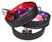 Downtown Pet Supply Deluxe Padded Adjustable Dog Collar Metal Buckle DRing Machine Washable Water Resistant Black L