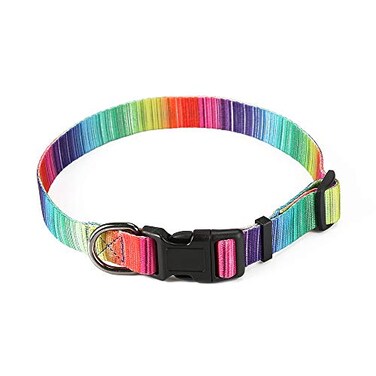 DYAprWu Dog Adjustable Collar Durable Printing Collar for Small Dogs Medium Dogs Large Dogs SNeck Girth 1419 Pattern A