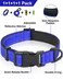 Dynmeow Reflective Dog Collar and Leash Set for Large Dogs Navy Blue