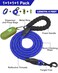 Dynmeow Reflective Dog Collar and Leash Set for Large Dogs Navy Blue