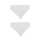 EechicSpace 2 Pack White Cotton Dog Bandana Over Collar Blank for Extra Small Pets