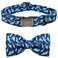 Elegant little Elegant Little Tail Bowtie Collar for XSmall Puppy and Cat Shark Print Adjustable