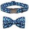 Elegant little Elegant Little Tail Bowtie Collar for XSmall Puppy and Cat Shark Print Adjustable