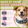 Elegant little tail Dog Collar Blue Shark Pattern Pet Collar Durable Cute Dog Collars Male or Female Pet Gift Adjustable Dog Collar for Medium Dogs