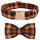 Elegant little tail Dog Collar with Bow Bowtie Dog Collar Adjustable Fall Dog Collars for Small Medium Large Dogs