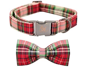 Elegant little tail Dog Collar with Bow Comfotable Dog Bowtie Bowtie Dog Collar Adjustable Dog Collars for Small Medium Large Dogs and Cats