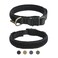 EXCELLENT ELITE SPANKER Tactical Small Puppy Dog Collar Nylon Adjustable Heavy Duty Military for Small Medium and Large Dogs Pet Soft Padded Dog CollarBLKS