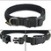 EXCELLENT ELITE SPANKER Tactical Small Puppy Dog Collar Nylon Adjustable Heavy Duty Military for Small Medium and Large Dogs Pet Soft Padded Dog CollarBLKS