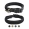 EXCELLENT ELITE SPANKER Tactical Small Puppy Dog Collar Nylon Adjustable Heavy Duty Military for Small Medium and Large Dogs Pet Soft Padded Dog CollarBLKS
