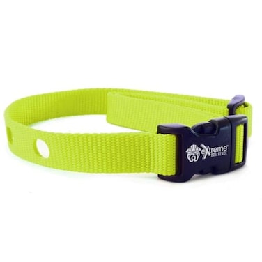 Extreme Dog Fence Dog Collar Replacement Strap Lime Compatible with Nearly All Brands and Models of Underground Dog Fences