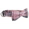 Faleela Cute Soft Girl Dog Collar with Bow Bowtie Dog Collar for BoyDetachable Adjustable Collar for Small Medium Large Pet