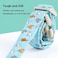 Faygarsle Funny Chicken Pattern Dog Collar Cotton Fabric Light Blue with Farm Animal Print for Small Medium Large Dogs S
