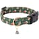 Faygarsle Green Dog Collar Christmas Design Gingerbread Man Pattern for Small Medium Large Dogs Collar Cute Stylish Girl Boy Christmas Dog Collar S