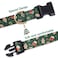Faygarsle Green Dog Collar Christmas Design Gingerbread Man Pattern for Small Medium Large Dogs Collar Cute Stylish Girl Boy Christmas Dog Collar S
