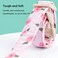 Faygarsle Pink Floral Dog Collar with Roses Pattern Spring Summer Design for Small Medium Large Dogs S