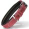 Filbert Leather Dog Collar Genuine Leather Collar for Medium Dogs Premium Luxury Padded Strong Adjustable for All Breeds Heavy Metal Buckle UltraDurable Red