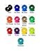 Full Grip Supply SureFit 34 Biothane EBungee Collar Medium 1224 Neck Size Quick OnOff ECollar Strap Fits Educator Dogtra Black wBlack Bungee
