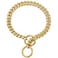 Petoo Gold Cuban Link Dog Collar for Small to Large Dogs Cute Necklace