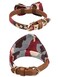 Gyapet Small Dog Collar Set 2Pcs Puppy Cat Collar with Bow Tie Bandana Durable PU Leather Canvas Tiny Pet Scarf for Small Breed Pets camored