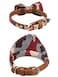 Gyapet Small Dog Collar Set 2Pcs Puppy Cat Collar with Bow Tie Bandana Durable PU Leather Canvas Tiny Pet Scarf for Small Breed Pets camored