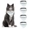 HACRAHO Dog Bandana Collar 4 PCS White Triangle With Adjustable Buckle Sublimation Blank DIY for Dogs and Cats S