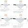 HACRAHO Dog Bandana Collar 4 PCS White Triangle With Adjustable Buckle Sublimation Blank DIY for Dogs and Cats S