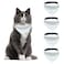 HACRAHO Dog Bandana Collar 4 PCS White Triangle With Adjustable Buckle Sublimation Blank DIY for Dogs and Cats S