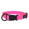 Hamilton Adjustable Nylon Dog Collar for Small Medium Large Dogs Hot Pink 1 Wide x 1826 Neck