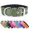 AaufiLux Heavy Duty Tactical Dog Collar 15 Width Military Durable Thick Nylon with Adjustable Metal D Ring Buckle Working Training K9 Collar for Medium Large Dogs L2023 Army Green