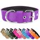 AaufiLux Heavy Duty Tactical Dog Collar 15 Width Military Durable Thick Nylon with Adjustable Metal D Ring Buckle Working Training K9 Collar for Medium Large Dogs L2023 Purple