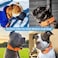 AaufiLux Heavy Duty Tactical Dog Collar 15 Width Military Durable Thick Nylon with Adjustable Metal D Ring Buckle Working Training K9 Collar for Medium Large Dogs M1720 Orange