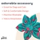 Huxley & Huxley Kent Pet Pinwheel Flamingo Small Summer Collar Accessory for DogsCats Bow Collar Attachment Cute Comfortable Accessory HK Pinwheel for Pets