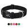 Hyhug Small Dog Collar QuickRelease Black HeavyDuty Nylon Puppy Collar Adjustable Durable Pet Supplies for Boy Girl Dogs Small Black