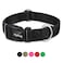 Hyhug Small Dog Collar QuickRelease Black HeavyDuty Nylon Puppy Collar Adjustable Durable Pet Supplies for Boy Girl Dogs Small Black