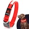Illumifun LED Dog Collar USB Rechargeable Light Up Dog Collar Safety Glow Light for Your Pet Walking at Night Red Large
