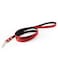JIngwy Metal Buckle Pet Collar and Leash Set with Bell Suit for Cats or Puppy Dogs WhiteBlackRedPinkBlueBrown M Collar Leash Red