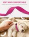 Joytale Dog Collars for Small Dogs FeatherLight DoubleSided Reflective Nylon Collar for Night Safety Adjustable QuickRelease for Growing Puppies Hotpink S 58 Width
