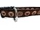 CANINEDESIGN QUALITY Large Coffee Dog Collar Handmade Adjustable Brown Collar with Coffee Print