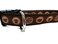 CANINEDESIGN QUALITY Large Coffee Dog Collar Handmade Adjustable Brown Collar with Coffee Print