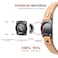 Odokele Leather AirTag Dog Collar Waterproof Dog Collar with Air Tag Holder Compatible with Apple Air Tag Reflective Durable Comfortable Padded GPS Dogs Collars Light Brown L