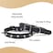 LESYPET Spiked Dog Collar Spike Collar for Dogs Kiten Punk PU Leather Spiked Cat Collar Adjustable Puppy Collars Black L