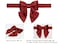 lionet paws Lionet Paws Bowtie Dog Collar Comfortable Silk Dog Collar with Detachable Bow Tie for Small Dogs Neck 1016 Inches