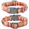 lionet paws Lionet Paws Dog and Cat Collar with Bowtie Grid Collar Plastic Buckle Light Adjustable Collars for Small Medium Large Dogs