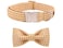 lionet paws Lionet Paws Dog Collar with Bowtie Durable Adjustable and Comfortable Collar for Small Dogs Puppies and Cats Neck 1016in