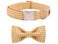 lionet paws Lionet Paws Dog Collar with Bowtie Durable Adjustable and Comfortable Collar for Small Dogs Puppies and Cats Neck 1016in
