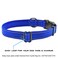 Max and Neo NEO Nylon Buckle Reflective Dog Collar Medium Orange