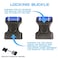 Max and Neo NEO Nylon Buckle Reflective Dog Collar We Donate a Collar to a Dog Rescue for Every Collar Sold Small Orange